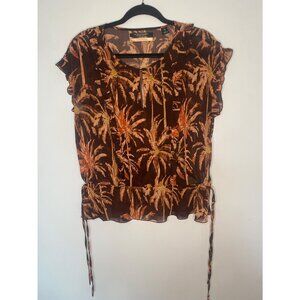 Scotch & Soda Palm Print Blouse